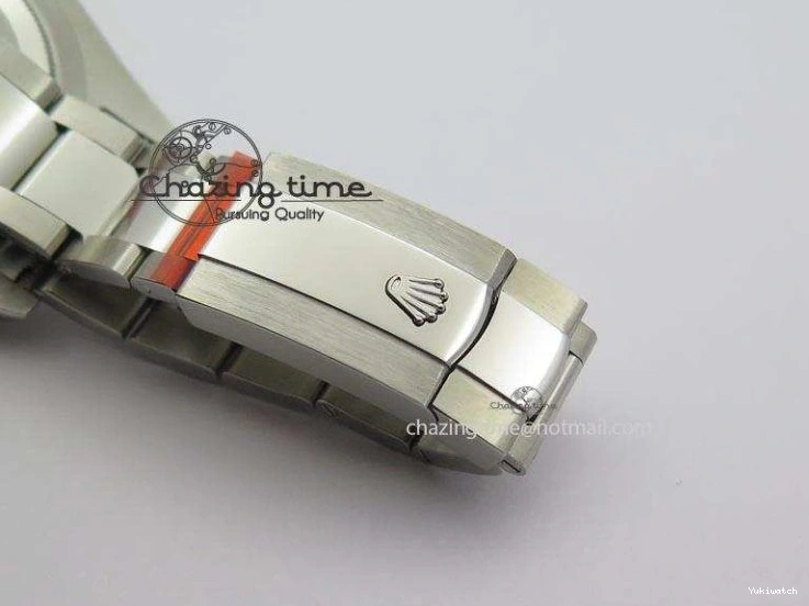 SS II 116334 On Sliver Sticks Dial Markers 41mm A3136 SS Gray Datejust Bracelet 0405